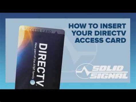 smart card contacts direct tv|directv access card not working.